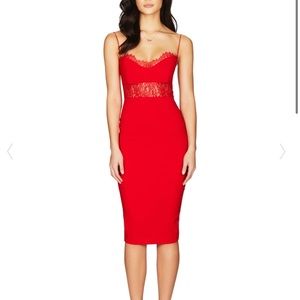 House of CB Style Nookie Chloe Lace Midi Dress